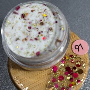 Acrylic nails mix glitter